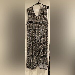 Cameo Black and Cream Maxi Dress size 3X